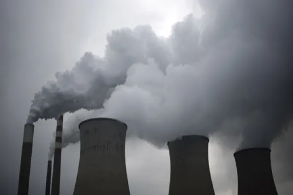 Power Production At Coal Powered TVA Fossil Fuel Plant