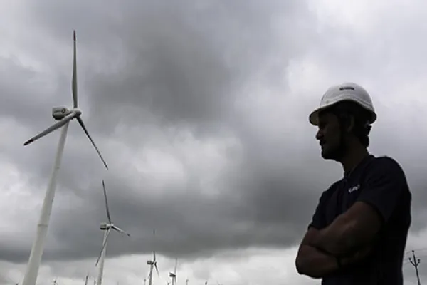 Wind Turbines At Bharat Light & Power Ltd.'s Rewalkawadi Windfarm