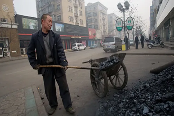 Coal pollution and global warming in Linfen China