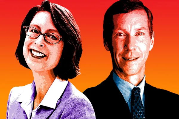Fidelity CEO Abigail Johnson and Vanguard CEO Bill McNabb.