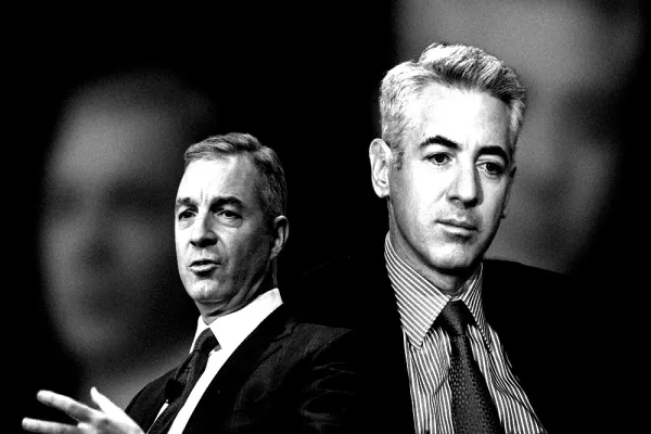 Dan Loeb (left) and Bill Ackman (photos: David Paul Morris/Bloomberg; Christopher Goodney/Bloomberg)