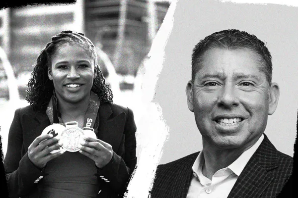 Lauryn Williams and Luis Strohmeier (Courtesy photos)