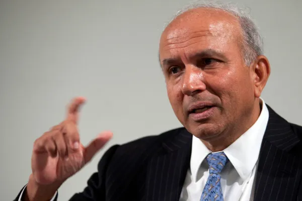 Prem Watsa, chief executive officer of Fairfax Financial Holdings. (Norm Betts/Bloomberg)