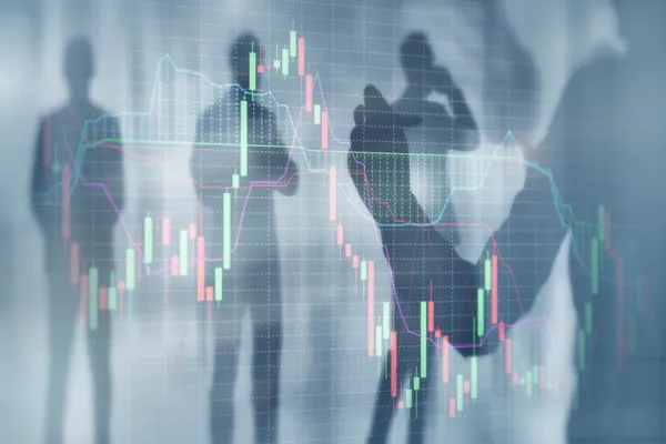 Financial growth graph. Sales increase, marketing strategy concept