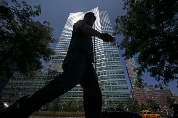 Goldman Sachs headquarters (Scott Eells/Bloomberg)