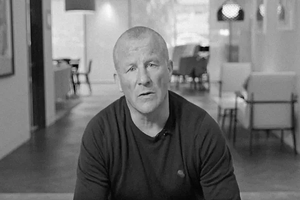 Neil Woodford, in a still from a video announcing the suspension of redemptions from his fund. (via YouTube)