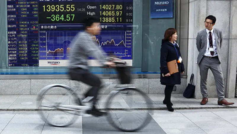 Images Of Stocks Boards As  Japan Stocks Cap Worst Week Since June on Yen