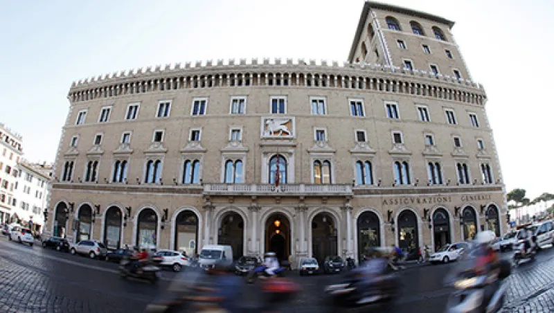 Assicurazioni Generali SpA's Rome Headquaters as Moody's Cut Rating
