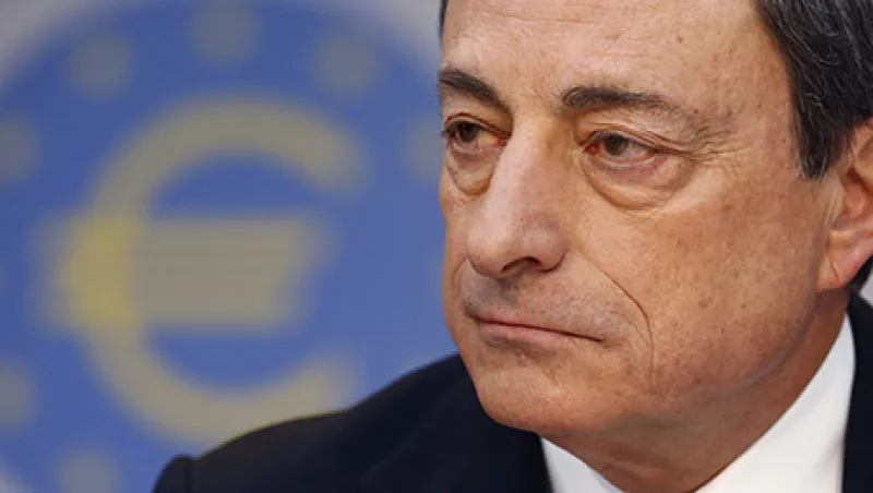 European Central Bank President Mario Draghi Announces Interest Rate Decision
