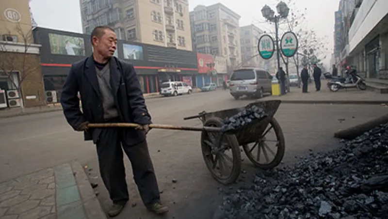 Coal pollution and global warming in Linfen China