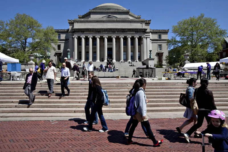 Low Memorial Library at Columbia University (Daniel Acker/Bloomberg)
