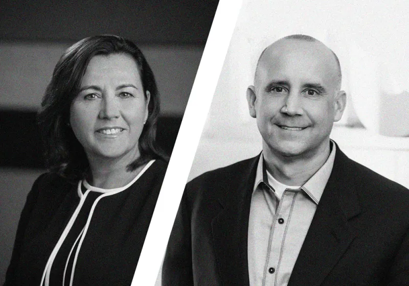 Noreen Beaman, CEO of Brinker Capital and Eric Clarke, CEO of Orion Advisor Services (Courtesy photos)