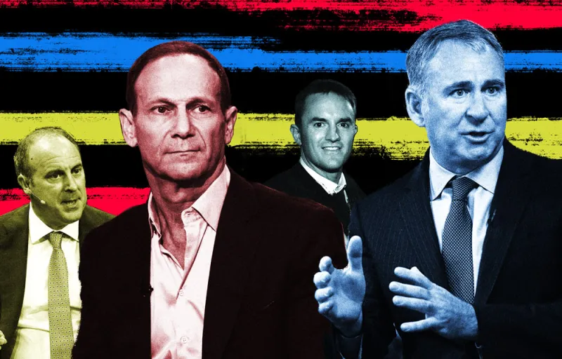 Steven Tananbaum, Joseph Edelman, Chase Coleman III, Kenneth Griffin (Bloomberg)