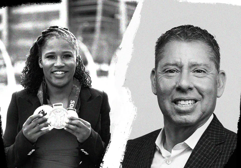 Lauryn Williams and Luis Strohmeier (Courtesy photos)