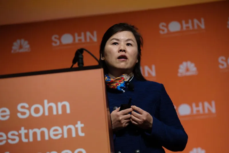 Bihua Chen, founder of Cormorant Asset Management. (Alex Flynn/Bloomberg)