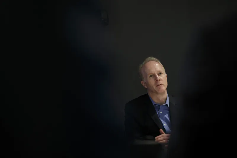 Mark Machin, CEO of the Canada Pension Plan Investment Board. (Cole Burston/Bloomberg)