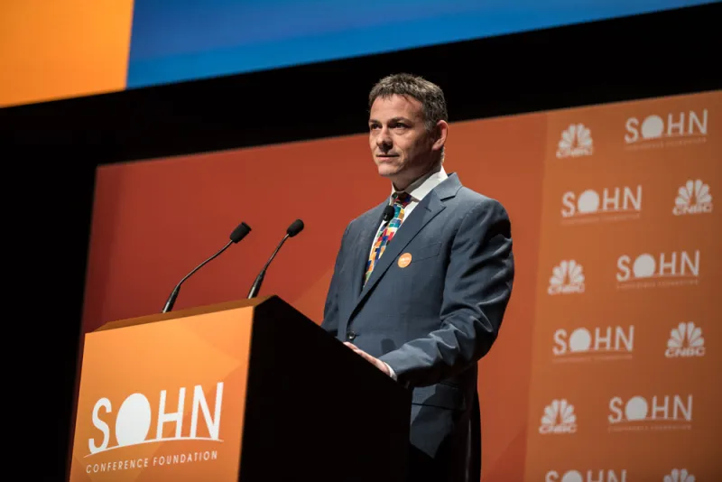 David Einhorn at the 2018 Sohn Investment Conference (Kholood Eid/Bloomberg)