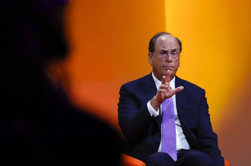 Larry Fink, CEO of BlackRock. (Alex Kraus/Bloomberg)