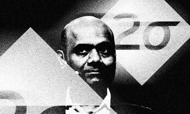 Nobel Gulati. (II illustration; Dania Maxwell/Bloomberg)